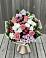 Букет цветов из: Альстромерии, Гвоздики, Розы и Хризантемы в Сертолово