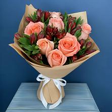 Букет цветов из:  Розы и Альстромерии #REPLACE_PRED# Сертолово