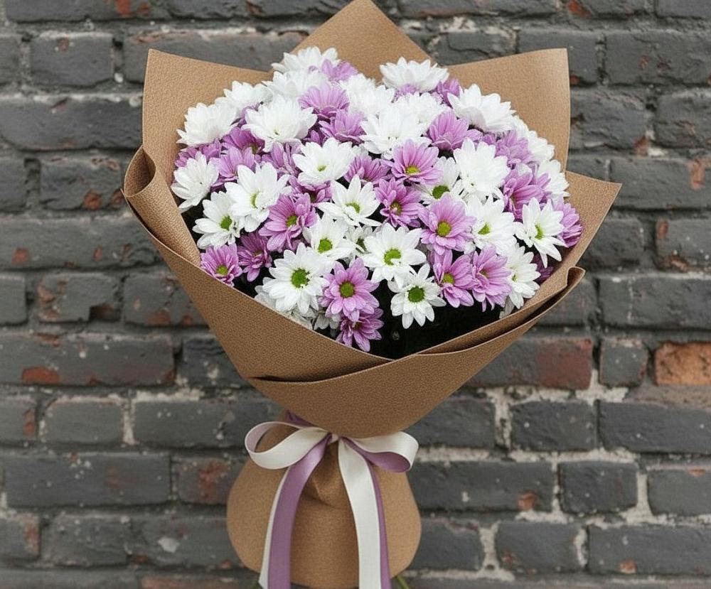 Букет цветов из: Хризантемы в Сертолово