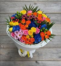 Букет цветов из:  Розы и Хризантемы #REPLACE_PRED# Сертолово