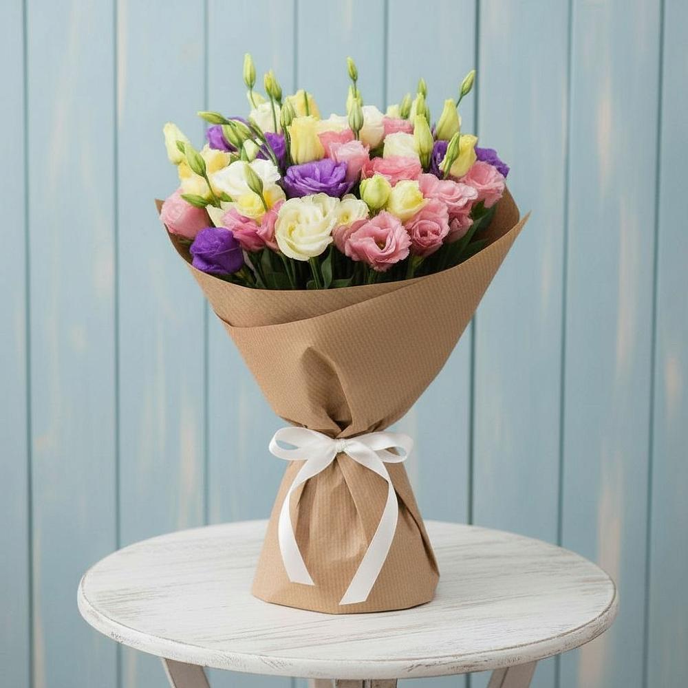 Букет цветов из: Лизиантусы в Сертолово